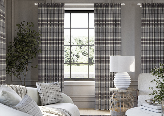Highland, Dove Grey - Made to Measure Curtains - Image 3